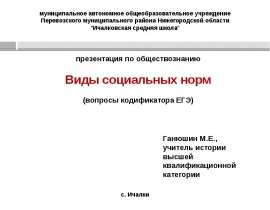 Скачать презентацию Виды социальных норм