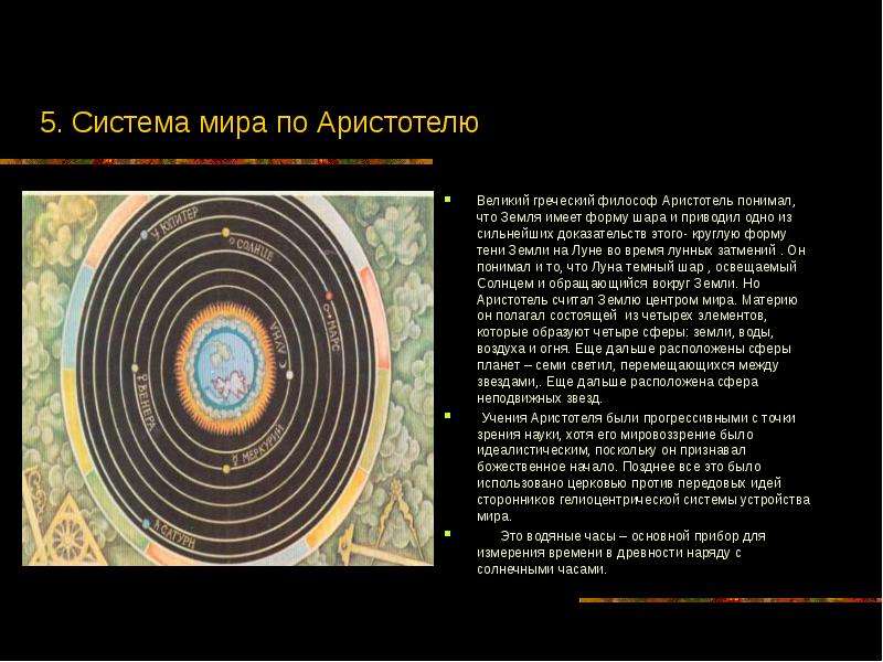 Системы мира астрономия презентация