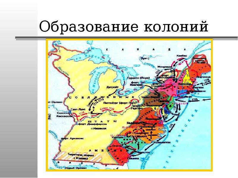 Британские колонии в северной америке презентация 8 класс загладин