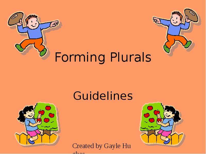 forming-plurals
