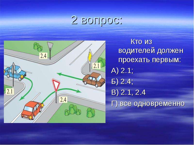 Проезд перекрестка презентация обж 8 класс