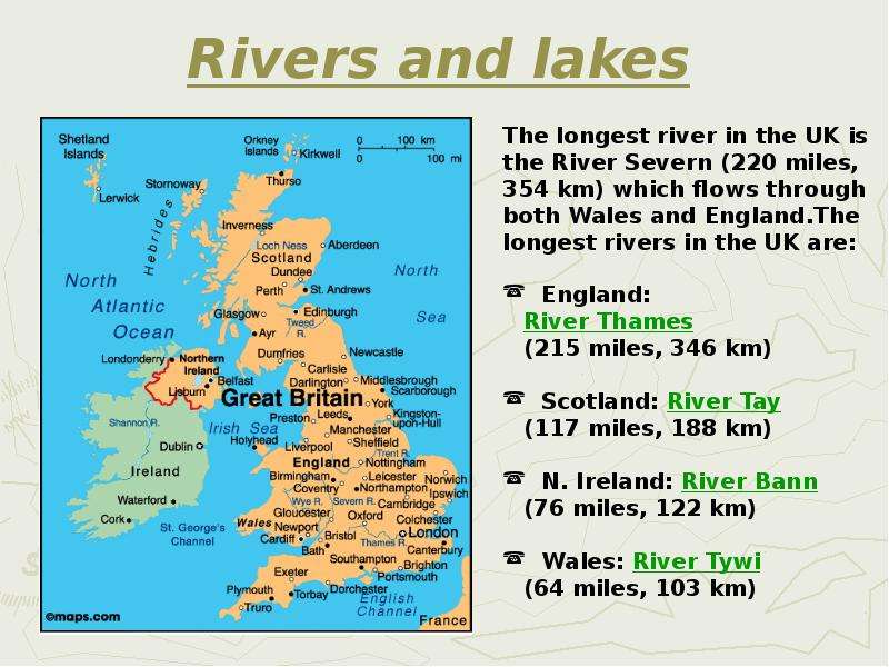 Великобритания презентация география