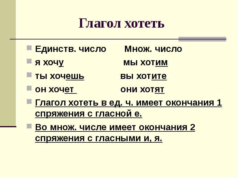 Разноспрягаемые глаголы план урока 6 класс