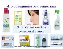 Этиловый спирт и его влияние на здоровье человека
