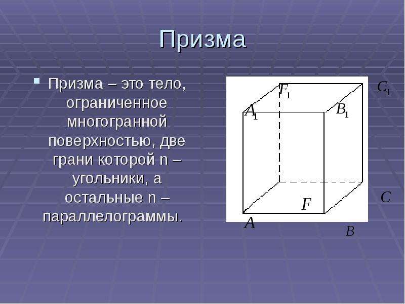 Призма 6 класс презентация