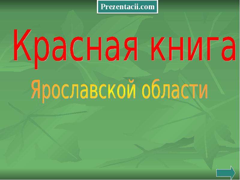 Проект животные красной книги ярославской области