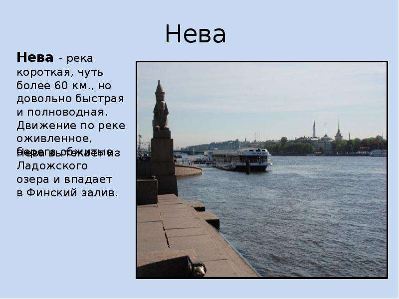 Водные богатства санкт петербурга. Рассказ о реке Неве. Ладожское озеро Исток Невы.