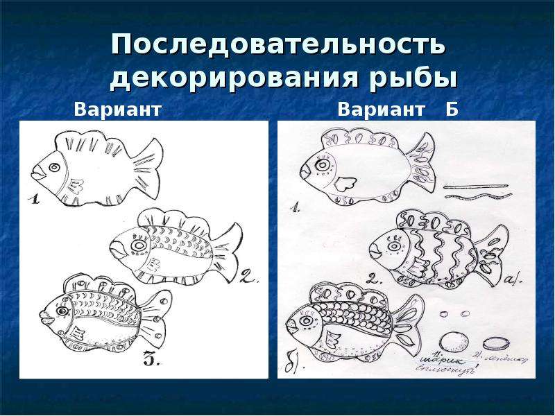 Рыбы вариант 2. Последовательность рыб. Превращение рыб последовательность.