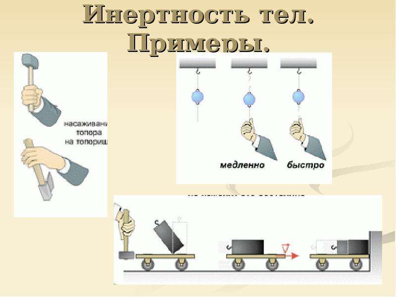 Инертность тела. Инертность примеры. Инертность физика. Примеры инерции.