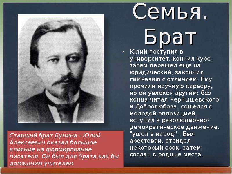 Бунин презентация 11 класс биография и творчество