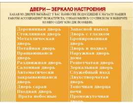 Двери-зеркало настроения