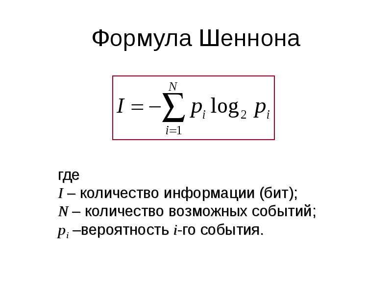 Понять формулу. Формула Шеннона энтропия. Формула Шеннона для равновероятных состояний. Формула Шеннона формулировка. Как выглядит формула Шеннона?.