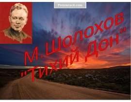 Михаил Шолохов «Тихий Дон»