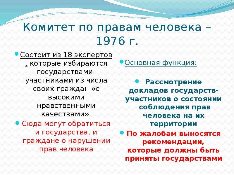 Международная защита прав человека 11 класс презентация