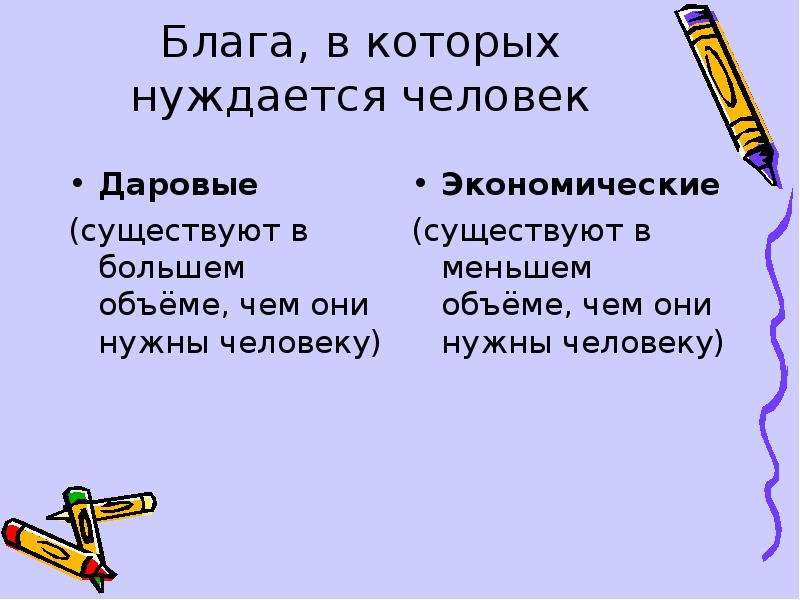 Основа хозяйственной жизни. Блага человека. Блага жизни. Даровые и экономические блага. Мир благ окружающий человека экономика.