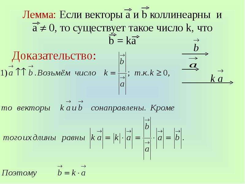 Презентация разложение вектора по двум неколлинеарным векторам 9 класс атанасян