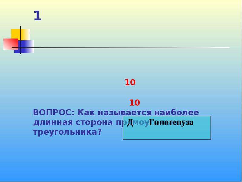 Как называются наиболее