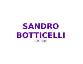 Sandro Botticelli