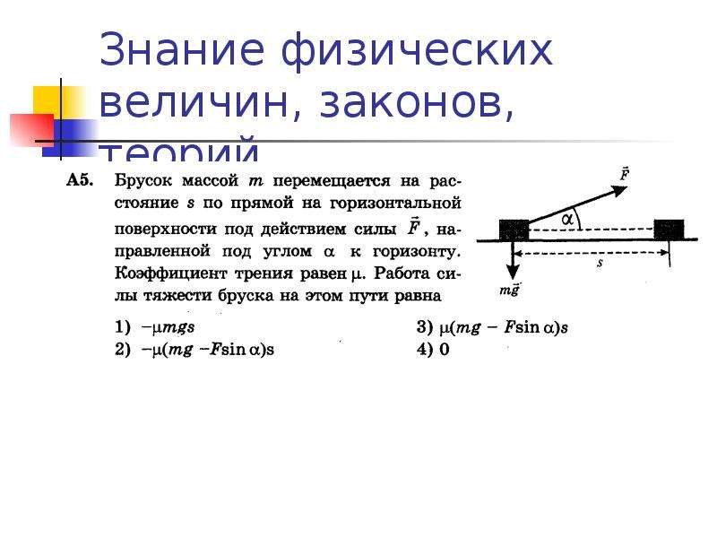 Физическая величина закон. Презентации по физике ЕГЭ. Физические величины и законы. Презентация на тему: 