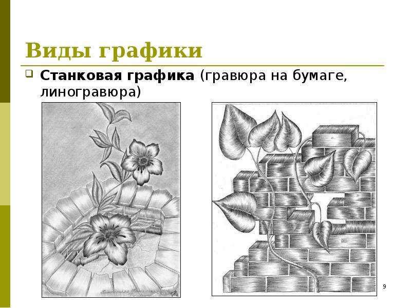 Какие виды искусства относятся к графическим декоративное искусство рисунок гравюра