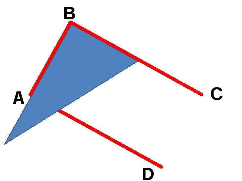 Построение прямоугольника на нелинованной бумаге, слайд 6