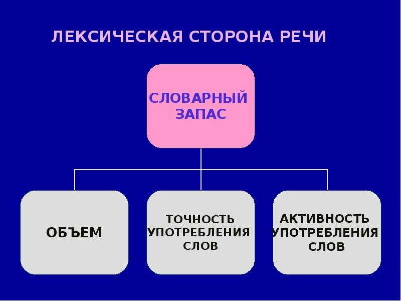 Компоненты речи дошкольников. Лексическая сторона речи дошкольников. Образная сторона речи. Лексическая сторона речи в английском языке. Протокол лексической стороны речи.