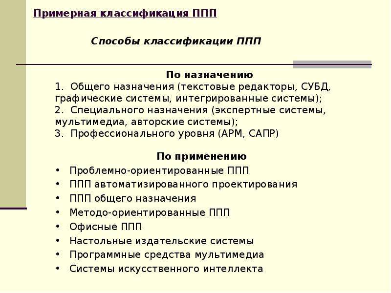 Пакеты прикладных программ презентация