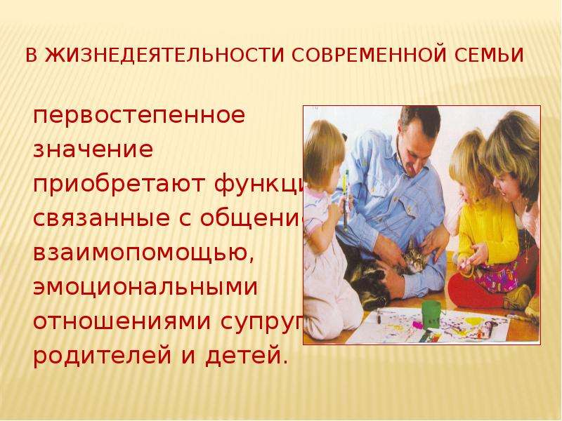 Презентация современная семья