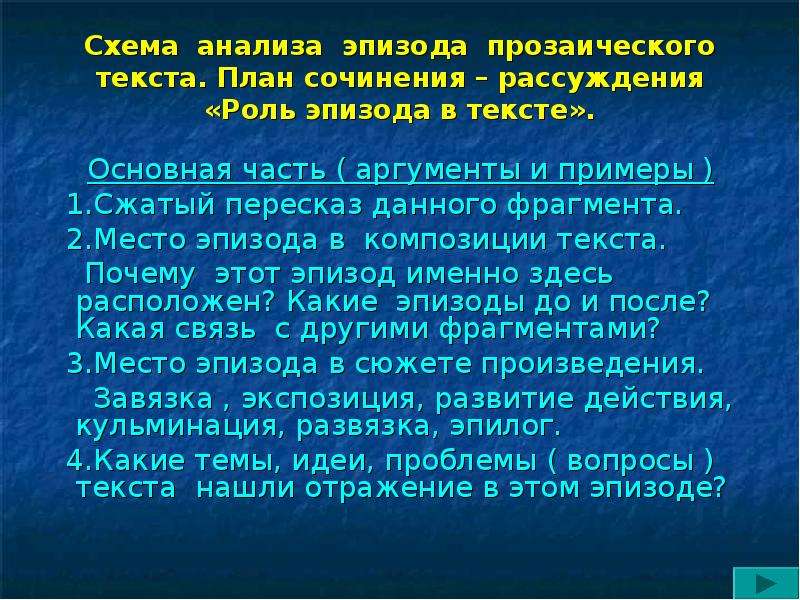 Роль эпизода. Сочинение анализ эпизода. Прозаический текст примеры. План сочинения роль эпизода. Анализ эпизода художественного текста.