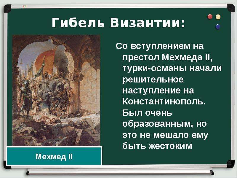 Завоевание турками османами балканского полуострова презентация 6 класс