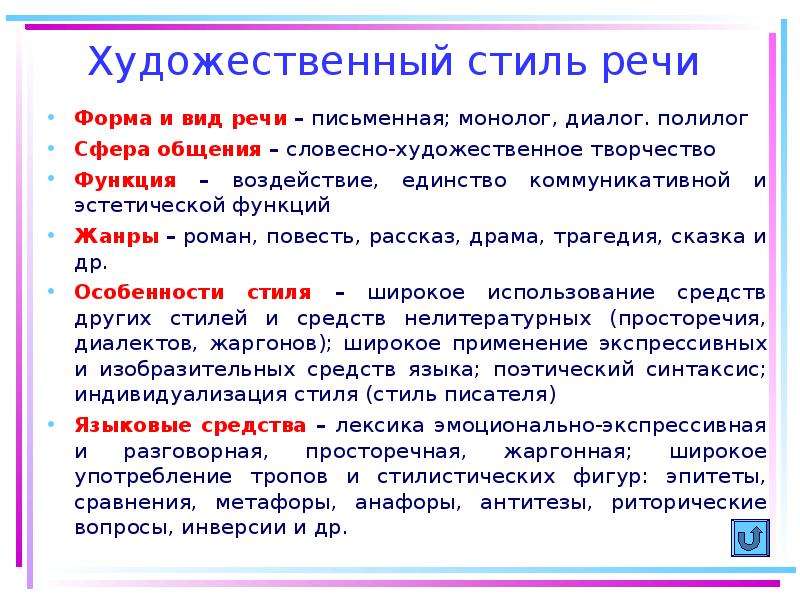 Формы речи монолог и диалог 5 класс родной язык презентация