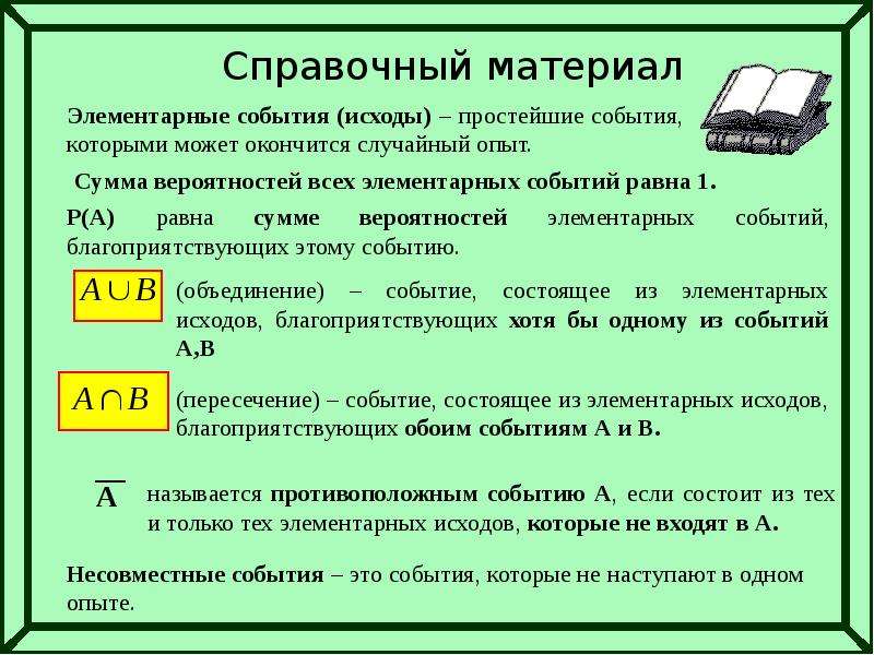 Презентация простейшие вероятностные задачи