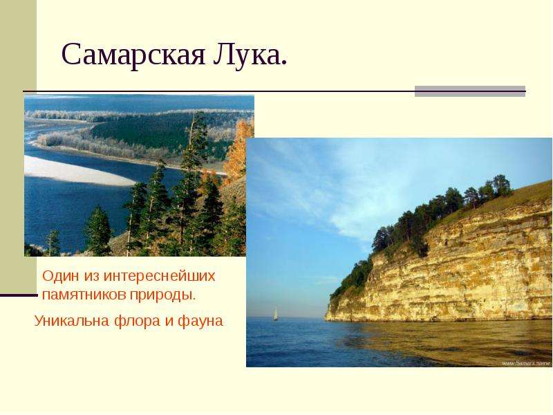 Самарская лука презентация