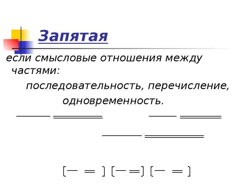 Если запятая. Смысловые отношения запятых. Смысловые отношения между членами предложения. Что если запятая.