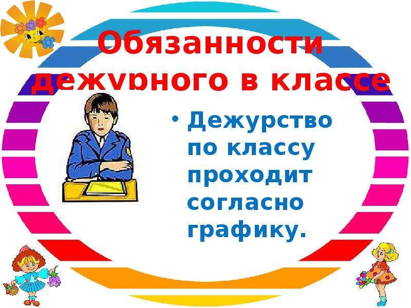 Дежурный класс картинки