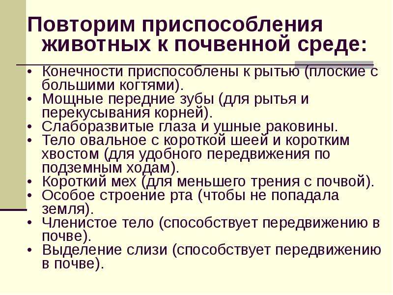 Черты приспособления. Черты приспособления организмов к почвенной среде. Почвенная среда обитания приспособления организмов. Приспособление животных к почвенной среде. Почвенная среда приспособления.