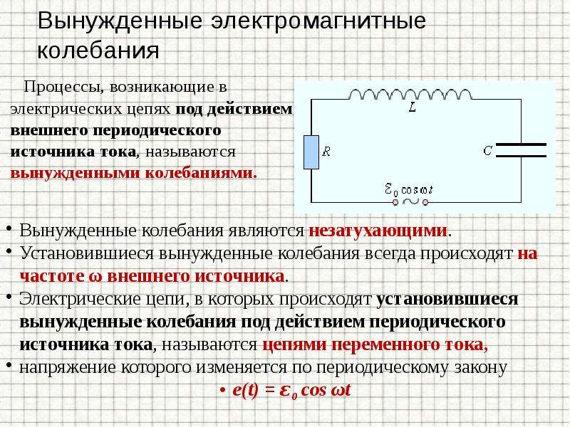 Электрическая схема колебательного контура в котором возникают свободные незатухающие колебания