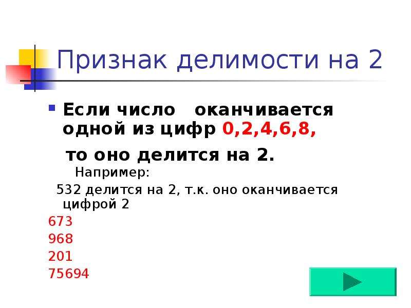 Какие цифры делятся на 9. Признаки делимости чисел на 2. Признаки делимости на 0. Признаки делимости на 2 и 4. На что делятся числа оканчивающиеся на 1.