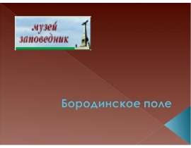 Бородинское поле
