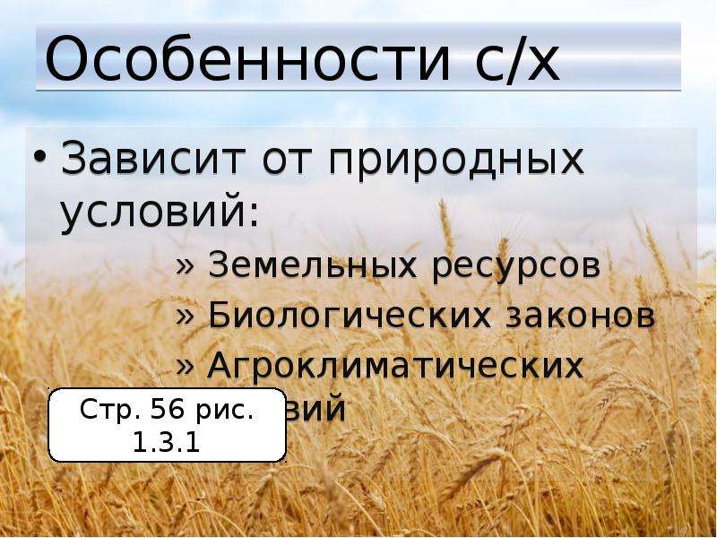 Агропромышленный комплекс растениеводство презентация 10 класс