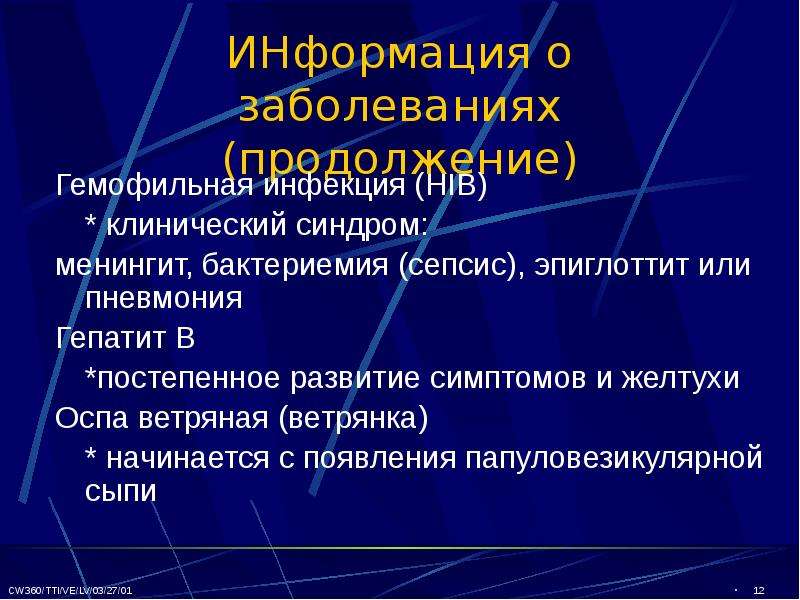 Презентация вакцинопрофилактика ветряной оспы