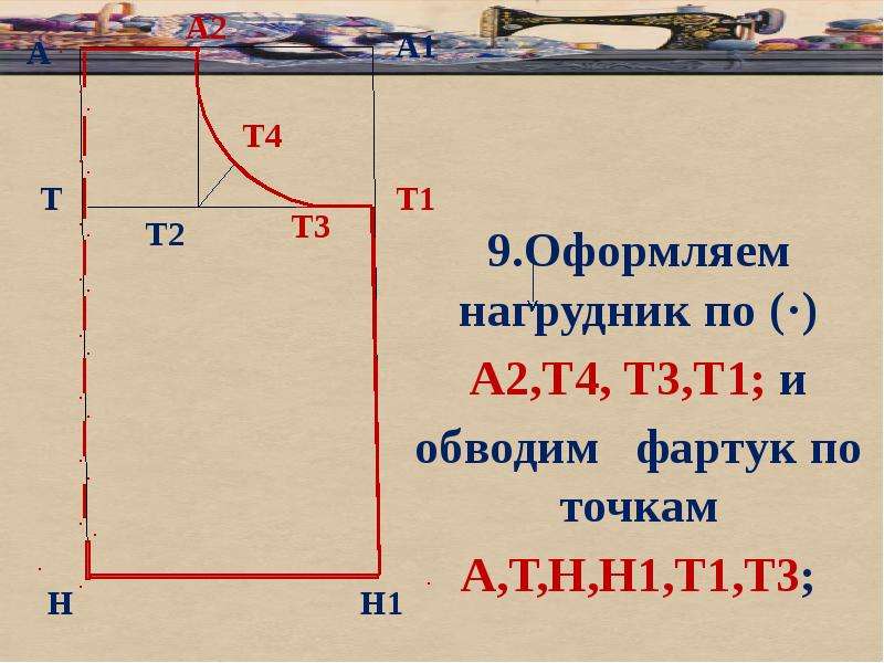 Чертеж косынки 5 класс технология - 90 фото