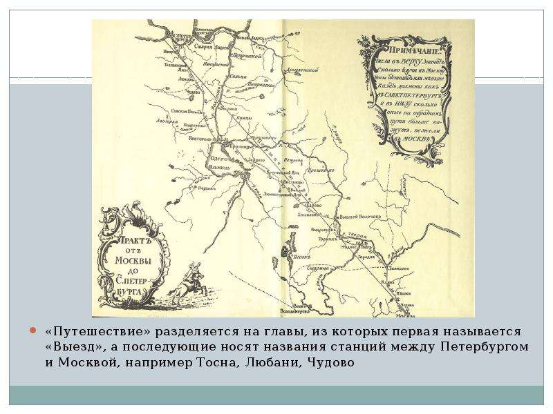 Радищев путешествие из петербурга в москву презентация