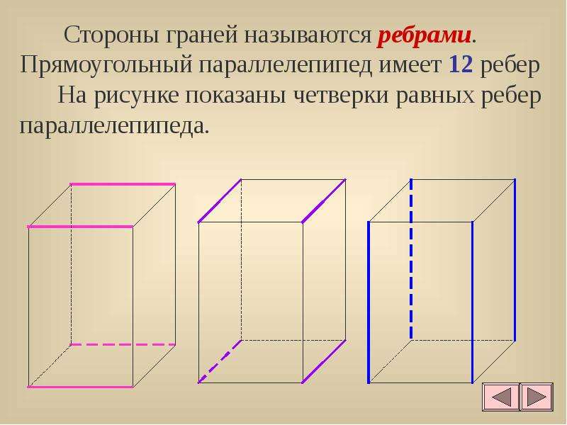 Скопируйте параллелепипед показанный на рисунке изобразите параллелепипед