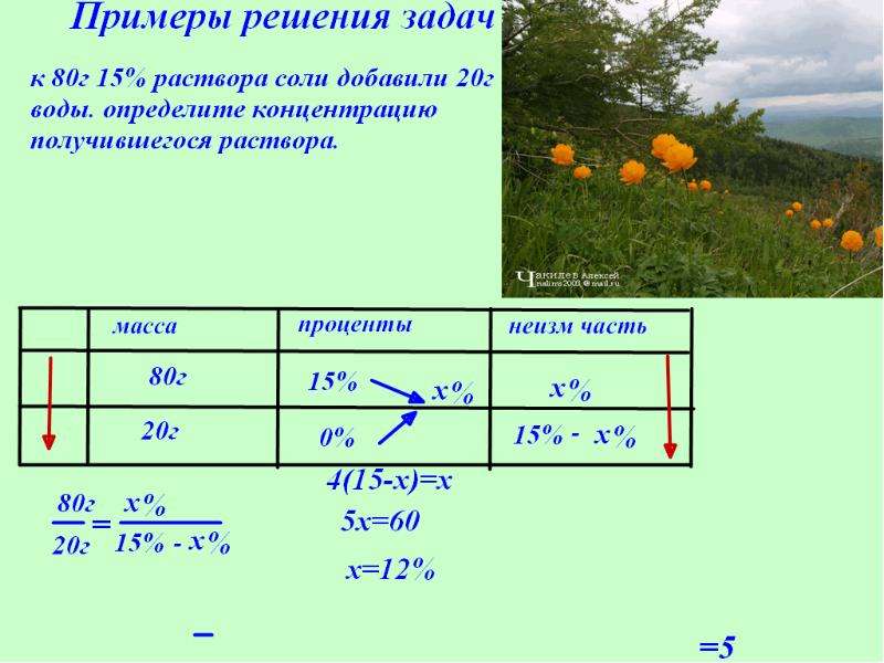 Презентация проценты решение задач на проценты