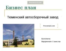 Скачать презентацию бизнес план (пример)