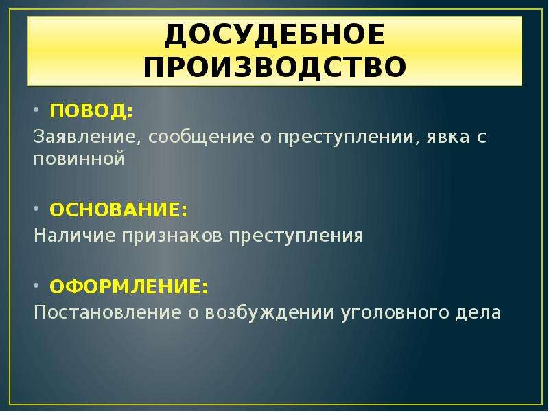 Презентация по теме уголовный процесс 11 класс