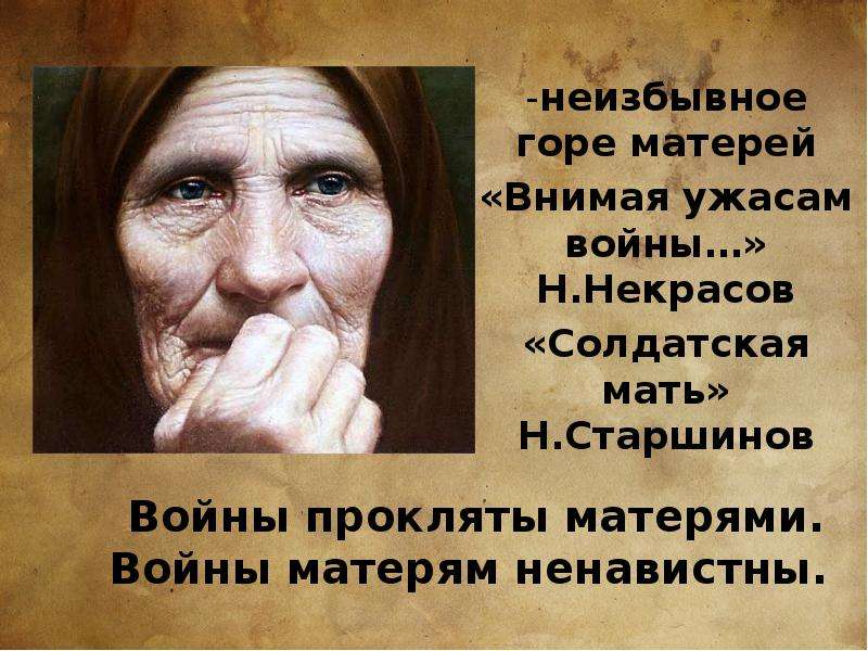 Внимая ужасам войны презентация