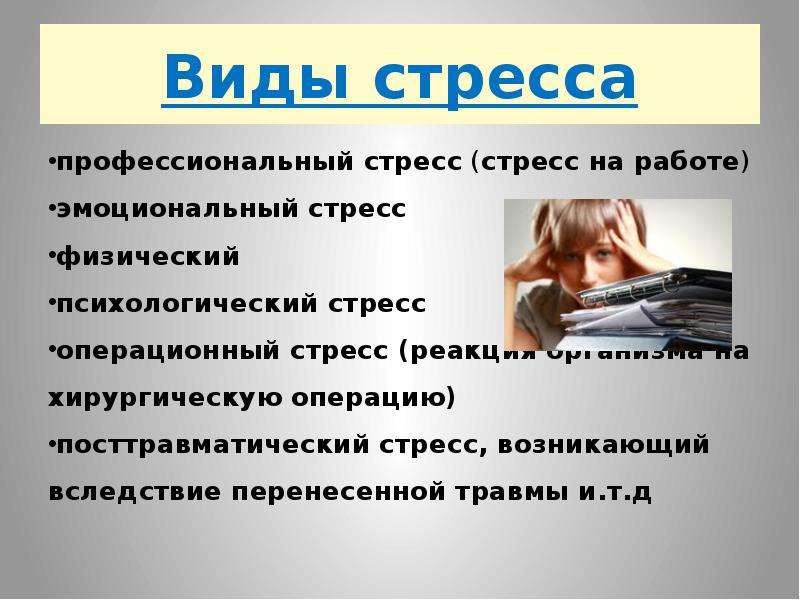 Стресс презентация для школьников