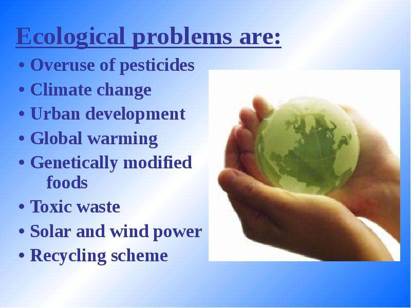 Ecological problems презентация